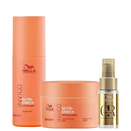 Imagem do produto Kit Wella Professionals Invigo Nutri-Enrich Home Care & Wonder Balm Shine (3 Produtos)