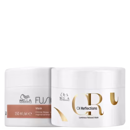Imagem do produto Kit Wella Professionals Fusion Oil Reflection Duo Mask (2 Produtos)