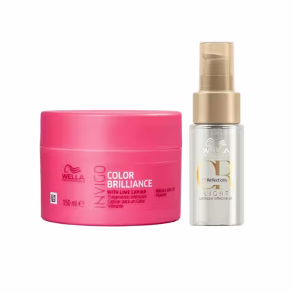 Imagem do produto Kit Wella Professionals Invigo Color Brilliance Oil Reflections Shine Care Light (2 Produtos)