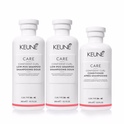Imagem do produto Kit Keune Care Confident Curl Shampoo Extra e Condicionador (3 produtos)