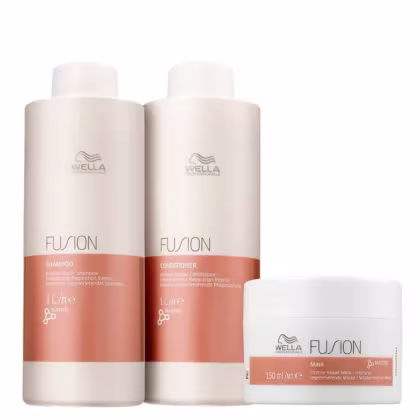 Imagem do produto Kit Wella Professionals Fusion Trio de Tratamento Salão (3 Produtos)