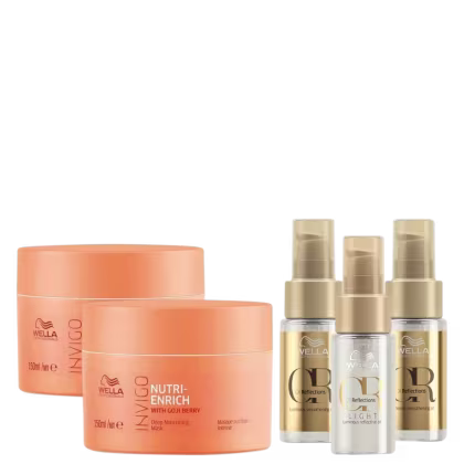Imagem do produto Kit Wella Professionals Invigo Nutri-Enrich Quinteto Power Shine (5 Produtos)