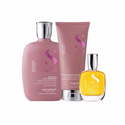 Imagem do produto Kit Alfaparf Semi Di Lino Moisture & Cristalli (3 Produtos)