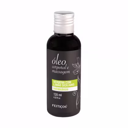 Imagem do produto Óleo Corporal Refrescante de Verbena Com Limão Siciliano 120ML Feitiços