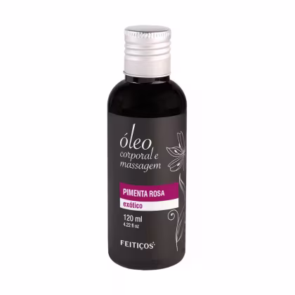 Imagem do produto Óleo Corporal Massagem Feitiços Exótico Pimenta Rosa de 120ml