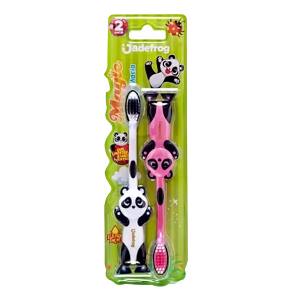 Imagem do produto Kit Jadepro Escovas de Dentes Magic Kids (2 Unidades)