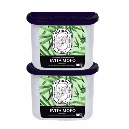 Imagem do produto Kit Giorno Casa Sentire Bene Evita Mofo Bamboo - Desumidificador de Ambientes 100g (2 unidades)