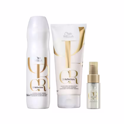 Imagem do produto Kit Wella Professionals Light Oil Reflections Trio (3 Produtos)
