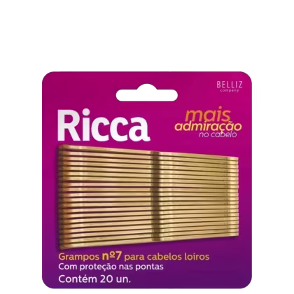 Imagem do produto Grampo Ricca N.7 C/20 Loiro 343