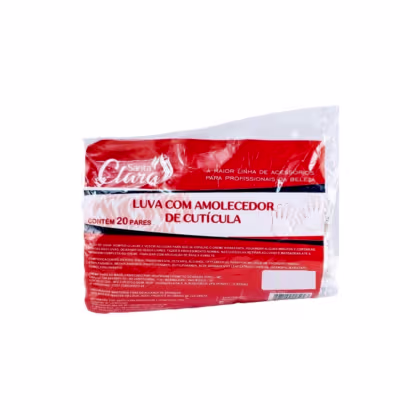 Imagem do produto Kit Manicure Descartável Santa Clara Com Luva - 20 Pares
