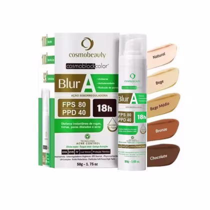 Imagem do produto Cosmobeauty Filtro Solar Blur A FPS 80 Anti Acne 50g - Chocolate