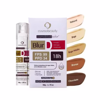 Imagem do produto Cosmobeauty Blur D Cosmoblock 18h Firmador FPS 99 - 50g - Bege