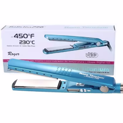 Prancha de Cabelos Roger Tradicional da marca Babyliss Pro.