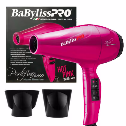 Imagem do produto Secador BabyLiss Pro Profissional Porto Fino 6600 Hot Pink 2000 W