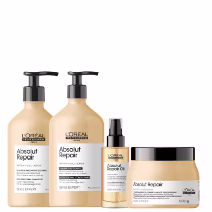Imagem do produto Kit L'Oréal Professionnel Absolut Repair Gold Quinoa + Protein Quadruplo (4 Produtos)
