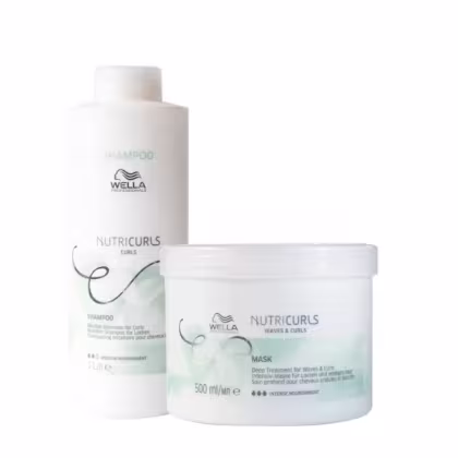 Imagem do produto Kit Wella Professionals Nutricurls Dupla Salão (2 Produtos)
