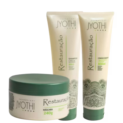 Imagem do produto Kit Jyothi Cosméticos Restauração Jaborandi Completo (3 Produtos)
