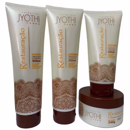 Imagem do produto Kit Jyothi Cosméticos Restauração Óleo de Ojon e Queratina Completo (4 Produtos)