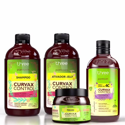 Imagem do produto KIT CURVAX CONTROL + LEAVE-IN 4C 500ML