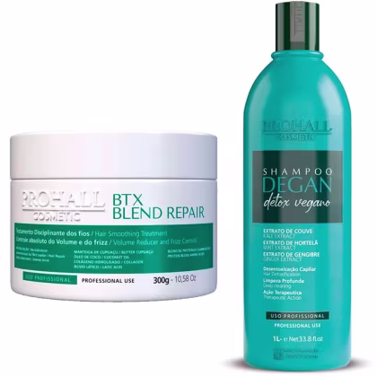 Imagem do produto Kit Blend Repair Prohall 300g + Shampoo Degan Limpa Profundo