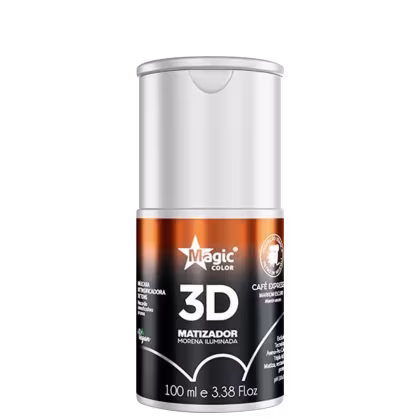 Imagem do produto Mini Matizador 3D Morena Iluminada Magic Color 100ml - Café Expresso (Efeito Castanho Médio Marrom)