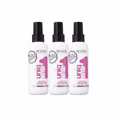 Imagem do produto Kit Revlon Professional Uniq One Lotus Flower - Leave-in 150ml (3 unidades)