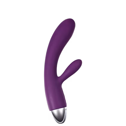 Imagem do produto Vibrador Ponto G Estimulador Clitoriano Prova D’água Roxo Alice Svakom