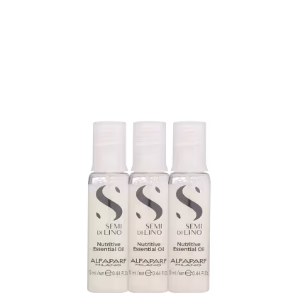 Imagem do produto Kit Alfaparf Semi di Lino Nutritive Essential Oil - Ampola Capilar 3x13ml