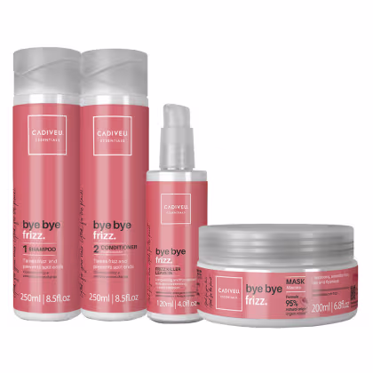 Imagem do produto Kit Cadiveu Essentials Bye Bye Frizz Cuidado Diário (4 Produtos)