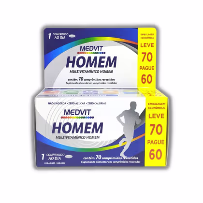Imagem do produto Alquimia Cosméticos Medvit Homem - Suplemento Alimentar (70 Comprimidos)