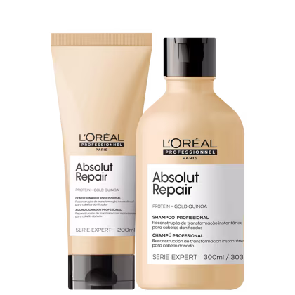 Imagem do produto Kit L'Oréal Professionnel Serie Expert Absolut Repair Gold Quinoa + Protein Duplinha (2 Produtos)