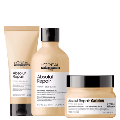 Imagem do produto Kit L'Oréal Professionnel Serie Expert Absolut Repair Gold Quinoa + Protein Golden Triplo (3 Produtos)