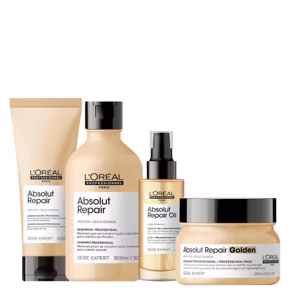 Imagem do produto Kit L'Oréal Professionnel Absolut Repair Gold Quinoa + Protein Golden Quarteto (4 Produtos)