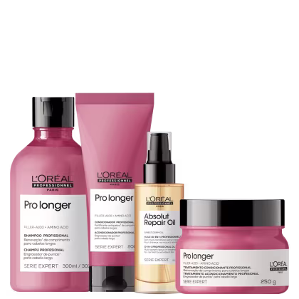 Imagem do produto Kit L'Oréal Professionnel Serie Expert Pro Longer + Absolut Repair Quarteto (4 Produtos)