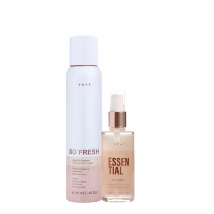 Imagem do produto Kit Braé So fresh Shampoo a Seco e Essential Oil Blend (2 produtos)