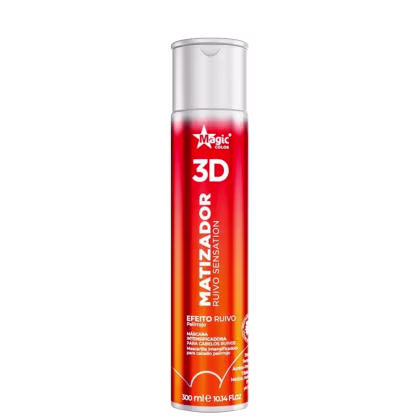 Imagem do produto Máscara Gloss Matizador Magic Color 3D Ruivo Sensation - 300ml