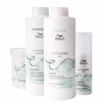 Imagem do produto Kit Wella Professionals Nutritcurls Salon Care (4 Produtos)