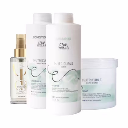 Imagem do produto Kit Wella Professionals Nutricurls Light Reflections Salon (4 Produtos)