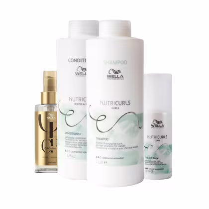 Imagem do produto Kit Wella Professionals Nutricurls Salon Reflections (4 Produtos)