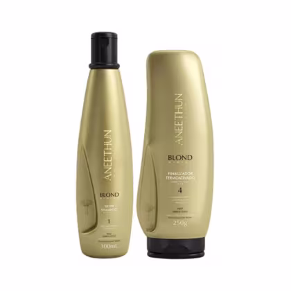 Imagem do produto Kit Aneethun Blond System Dupla Iluminadora (2 Produtos)
