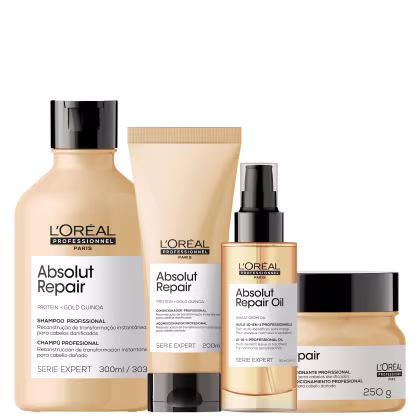 Imagem do produto Kit L'Oréal Professionnel Absolut Repair Gold Quinoa + Protein Quarteto (4 Produtos)