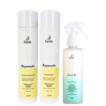 Imagem do produto Kit Home Care de Reparação com Leave-in Leel's