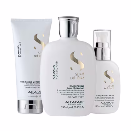 Imagem do produto Kit Alfaparf Semi Di Lino Diamond Trio Extraordinário (3 Produtos)