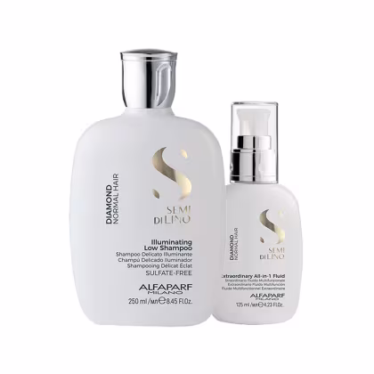 Imagem do produto Kit Alfaparf Semi di Lino Diamond Illuminating & Extraordinary (2 Produtos)