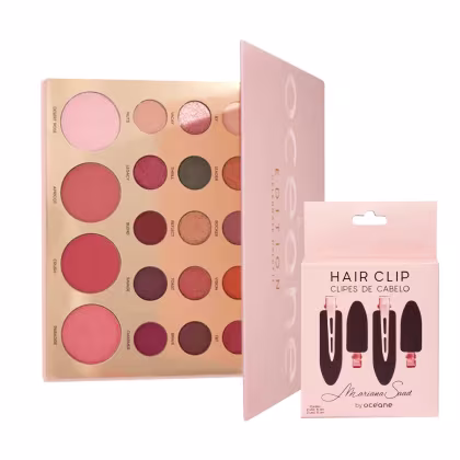 Imagem do produto Kit Océane Celebrate Palette e Hair Clip Marsala (2 produtos)