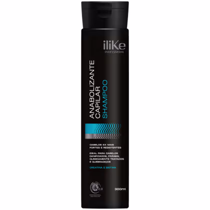 Shampoo iLike Professional Anabolizante Capilar, 300ml.