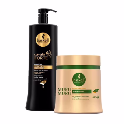 Imagem do produto Kit Shampoo Haskell Cavalo Forte 1L + Manteiga Murumuru 500g