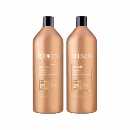Imagem do produto Kit Redken All Soft Shampoo 1L (2 Unidades)