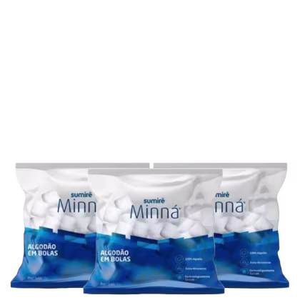 Imagem do produto Kit Algodão Minná Bola 50g (3 unidades)