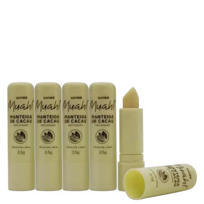 Imagem do produto Kit Manteiga de Cacau Muah 3,5Gr (05 unidades)